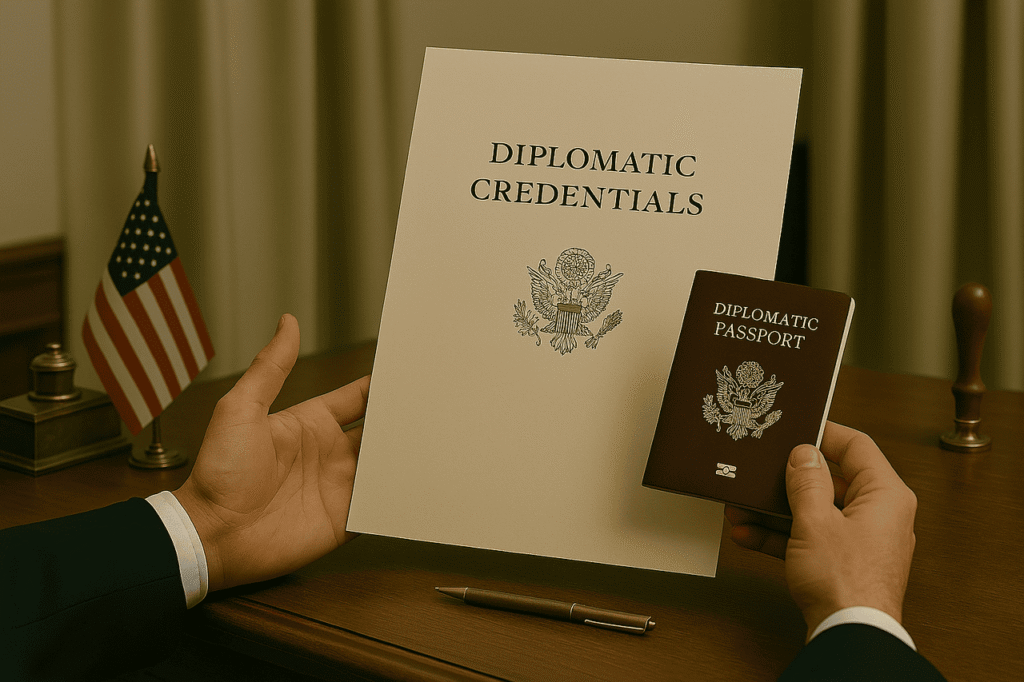 credenziali diplomatiche